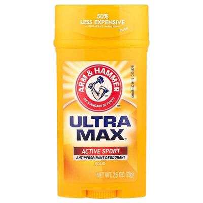 Дезодорант-антиперспирант Arm & Hammer Ultra Max Active Sport для чоловіків, 73 г
