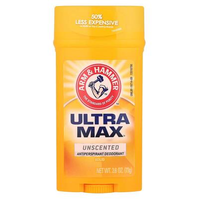 Дезодорант-антиперспірант Arm & Hammer Ultra Max Unscented для чоловіків, 73 г