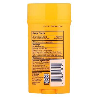 Дезодорант-антиперспирант Arm & Hammer Ultra Max Unscented для мужчин, 73 г
