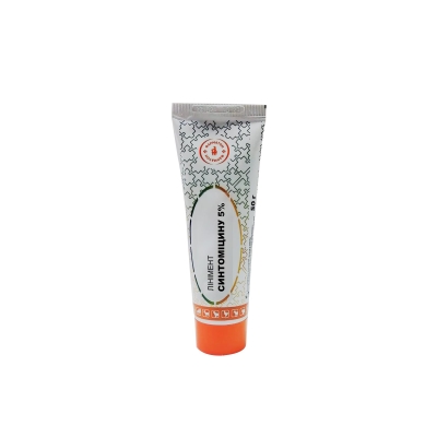 Синтомицин 5% (ДЛЯ ЖИВОТНЫХ) линимент, 50 г