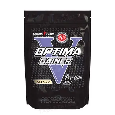 Гейнер Vansiton Optima Gainer, ваніль, 900 г
