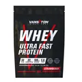 Протеїн сироватковий концентрат Vansiton Ultra Fast Protein, полуниця, 900 г