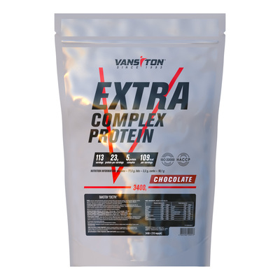 Протеїн Vansiton Extra Protein (Екстра Протеїн), шоколад, 3,4 кг