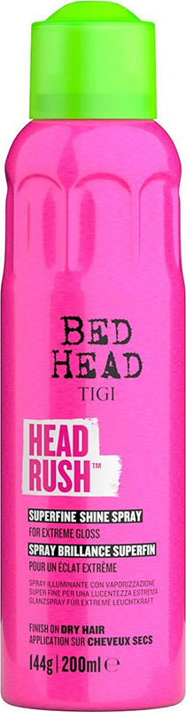 Спрей Tigi Bed Head Headrush для блеска волос легкая фиксация, 200 мл