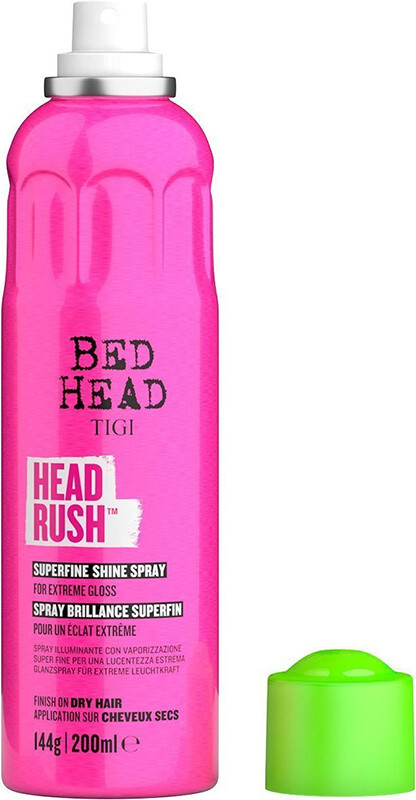 Спрей Tigi Bed Head Headrush для блеска волос легкая фиксация, 200 мл