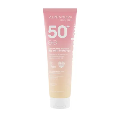 Молочко для обличчя та тіла Alphanova Daily Sun SPF50+ сонцезахисне для всієї родини (від 3 років), 150 мл