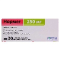 Нормег таблетки, п/плен. обол. по 250 мг №30 (10х3)