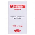 Абипим порошок для р-ну д/ін. по 1000 мг №1 у флак.