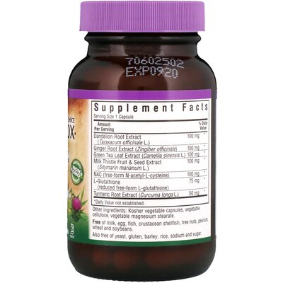 Комплекс для детоксикации печени Bluebonnet Nutrition Targeted Choice Liver Detox капсулы №30