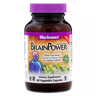 Комплекс Підтримки для мозку Bluebonnet Nutrition Targeted Choice Brain Power капсули №60