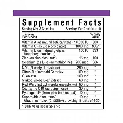 Bluebonnet Formulas Bluebonnet Nutrition Формула Супер антиоксидантів: інструкція + ціна ...