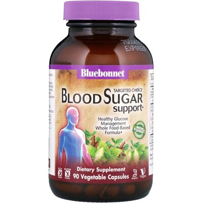 Контроль сахара в крови Bluebonnet Nutrition Targeted Choice Blood Sugar Support капсулы №90
