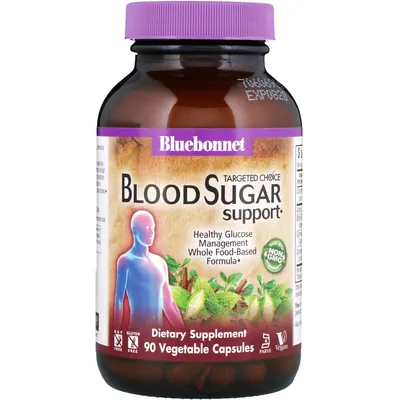 Контроль цукру в крові Bluebonnet Nutrition Targeted Choice Blood Sugar Support капсули №90