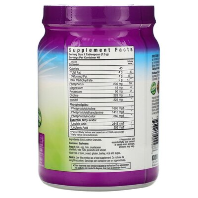 Лецитин Bluebonnet Nutrition Super Earth в гранулах, 360 г