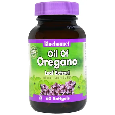 Олія з екстракту листя орегано Bluebonnet Nutrition капсули №60