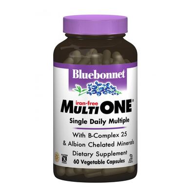 Мультивитамины без железа Bluebonnet Nutrition MultiONE капсулы №60