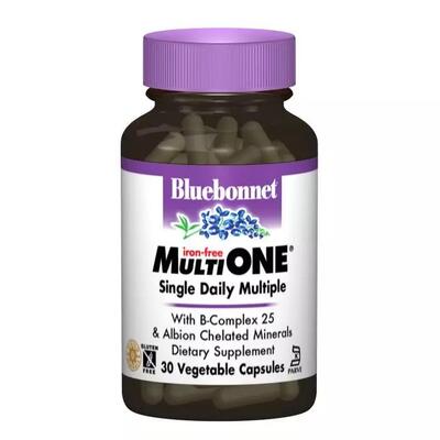 Мультивитамины без железа Bluebonnet Nutrition MultiONE капсулы №30
