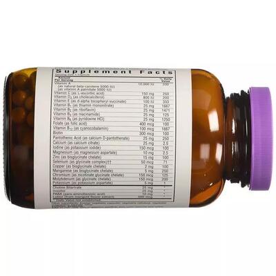 Мультивитамины без железа Bluebonnet Nutrition MultiONE капсулы №30