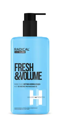 Кондиціонер Farmona Radical Hair Clinic Fresh&Volume зволожувальний нормалізуючий для жирної шкіри голови, 260 мл