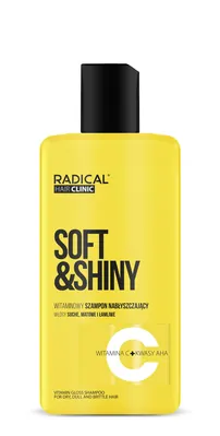 Шампунь Farmona Radical Hair Clinic Soft & Shiny вітамінний для блиску сухого тьмяного волосся, 300 мл