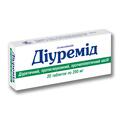 Діуремід таблетки по 250 мг №20 (10х2)