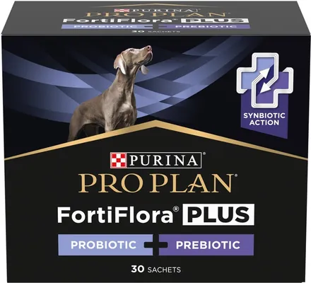 Корм додатковий Purina Pro Plan FortiFlora Plus пробіотик + пребіотик для дорослих собак та цуценят порошок по 2 г №30 в саше