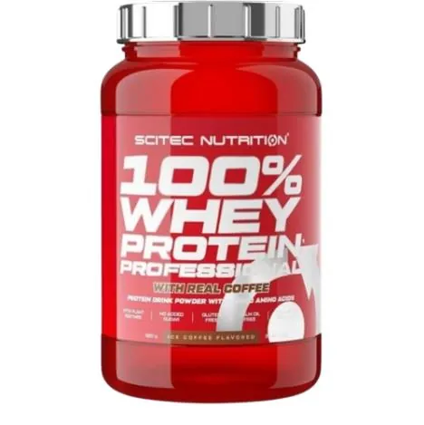 Протеїн сироватковий змішаний Scitec Nutrition 100% Whey Protein Professional льодяна кава, 920 г