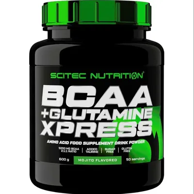 Амінокислоти Scitec Nutrition BCAA + Glutamine Xpress мохіто, 600 г