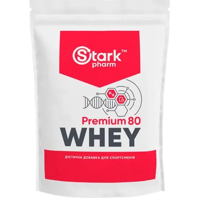 Протеїн сироватковий концентрат Stark Pharm Premium 80 Whey полуниця, 500 г
