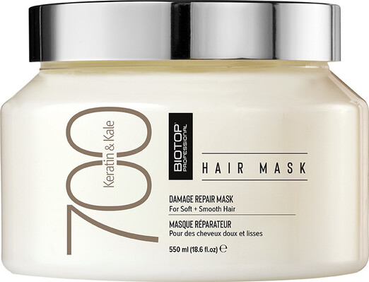 Маска для волос Biotop 700 Keratin & Kale, 550 мл