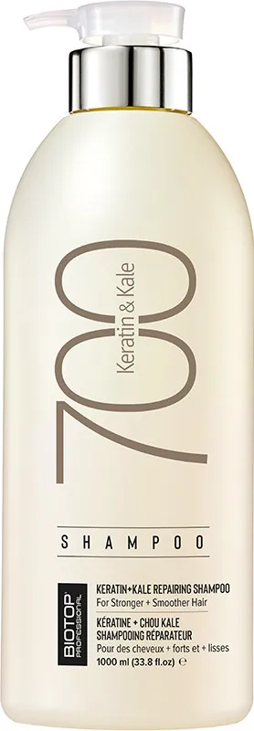 Шампунь для волосся Biotop 700 Keratin & Kale, 1000 мл