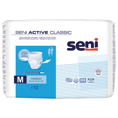 Трусы впитывающие для взрослых Seni Active Classic medium, 10 штук