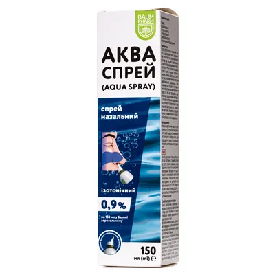 Аква Спрей Baum Pharm спрей наз. 0,9% медичний виріб по 150 мл у флак.