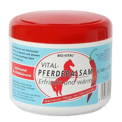 Бальзам конский Bio-Vital Pferdebalsam Chili разогревающий, 500 мл