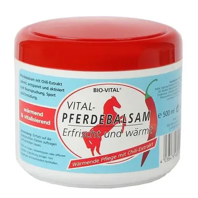 Бальзам кінський Bio-Vital Pferdebalsam Chili розігріваючий, 500 мл