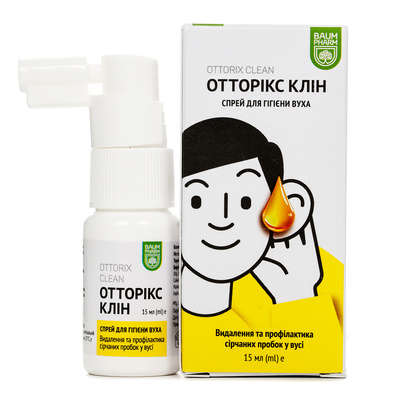 Отторикс Клин Baum Pharm спрей для ушей 15 мл во флак.