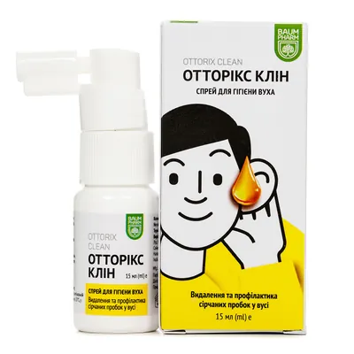 Отторікс Клін Baum Pharm спрей для вух 15 мл у флак.