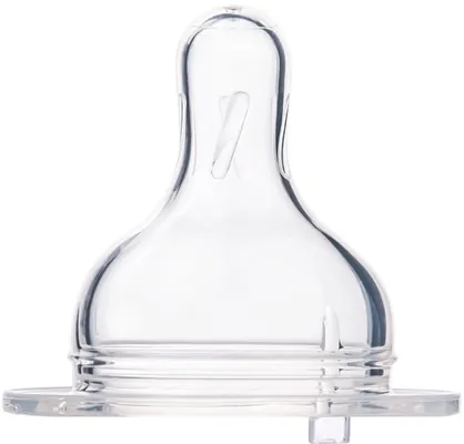 Соска силіконова Canpol Babies EasyStart 21/732 швидка для пляшечок з широким отвором, від 12 місяців, 2 шт