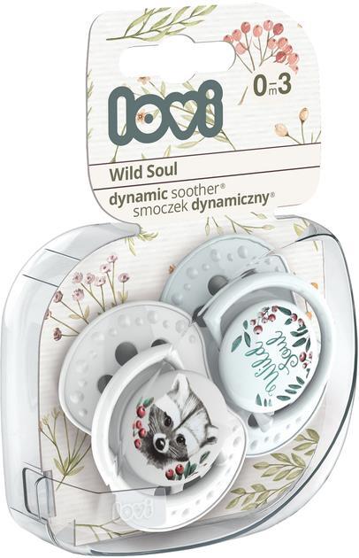 Пустышка силиконовая Lovi Wild Soul динамическая, 22/882 boy, 0-3 месяцев, 2 шт