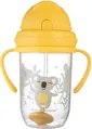 Кухоль-непроливайка Canpol babies Exotic Animals з трубочкою і обтяжувачем, жовта, 56/606_yel, 270 мл