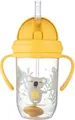 Кухоль-непроливайка Canpol babies Exotic Animals з трубочкою і обтяжувачем, жовта, 56/606_yel, 270 мл