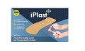 Пластырь медицинский iPlast бактерицидный на тканевой основе 19 мм х 72 мм, 100 штук