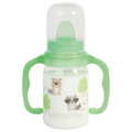 Бутылочка Baby-Nova 46003 Декор пластиковая с декором, с ручками, 125 мл