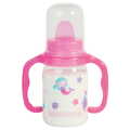 Бутылочка Baby-Nova 46003 Декор пластиковая с декором, с ручками, 125 мл