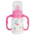 Пляшечка Baby-Nova 46003 Декор пластикова з декором, з ручками, 125 мл