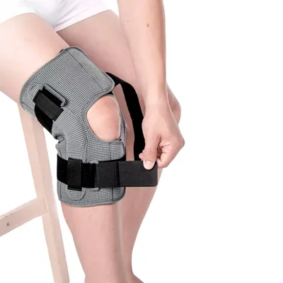 Бандаж на колінний суглоб Orthoteh Knee Brace Short ORT-90101 фіксуючий, розмір M