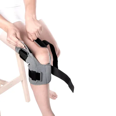 Бандаж на колінний суглоб Orthoteh Knee Brace Short ORT-90101 фіксуючий, розмір M