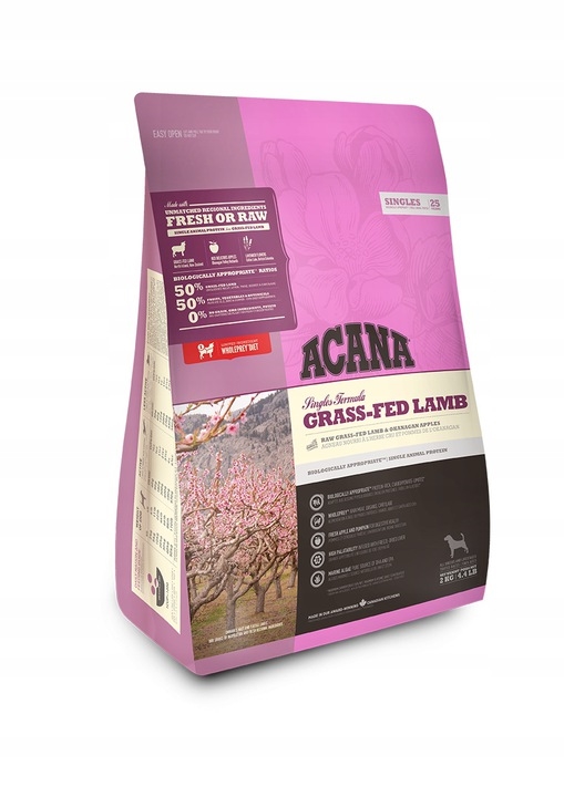 Корм сухой для собак всех пород ACANA Grass-Fed Lamb, 2 кг