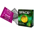 Презервативи Space Double Love ребристі з крапками, 36 штук (12 упаковок по 3 шт)