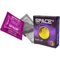 Презервативи Space Double Love ребристі з крапками, 36 штук (12 упаковок по 3 шт)